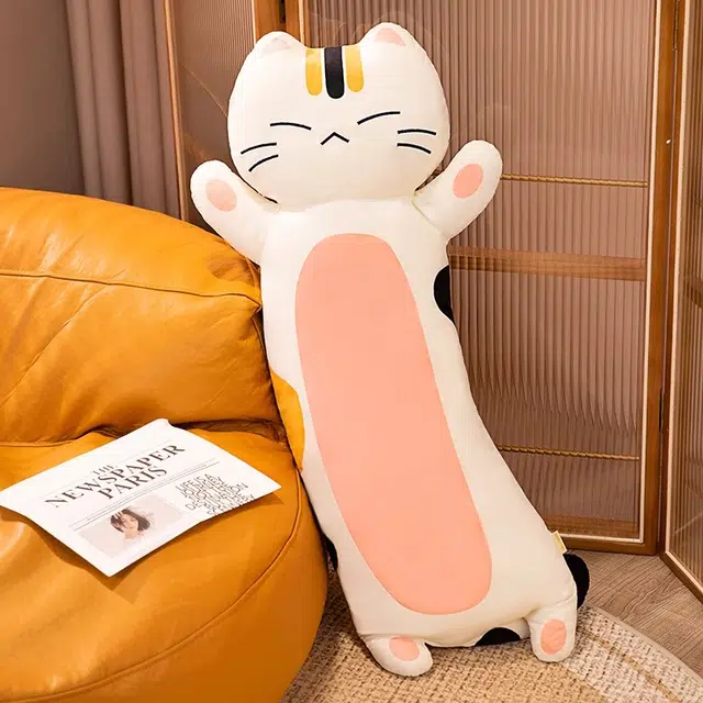 卡威 故宫御猫抱枕 长条枕 玩偶 毛绒公仔
