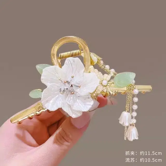 建禄 高级感蝴蝶 简约小清新小众设计 优雅气质通勤百搭#好运 合金 发夹 女款