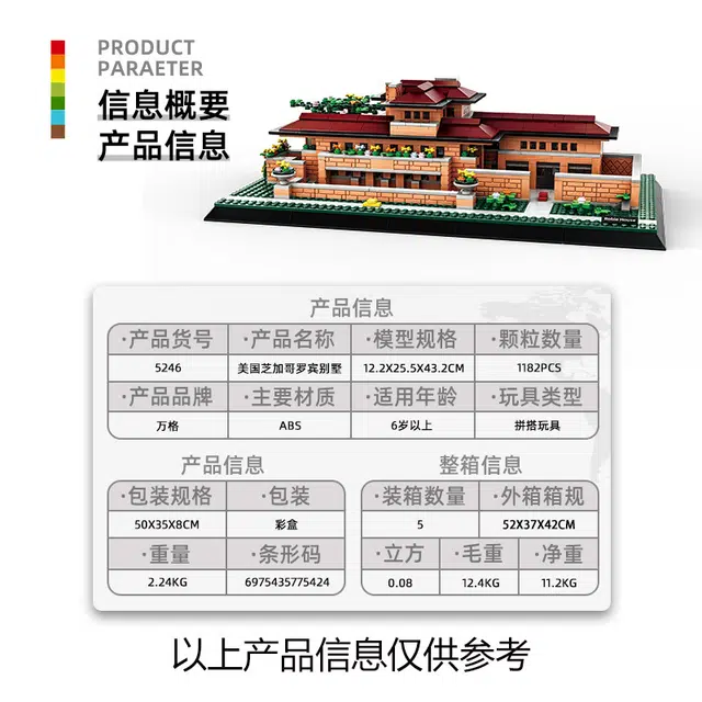 1182pcs KQKD-WG-5246