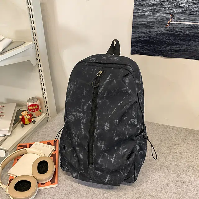 雅鹿 国风水墨画休闲百搭时尚潮流轻便户外旅行 尼龙 双肩包 男女同款情侣款 多色