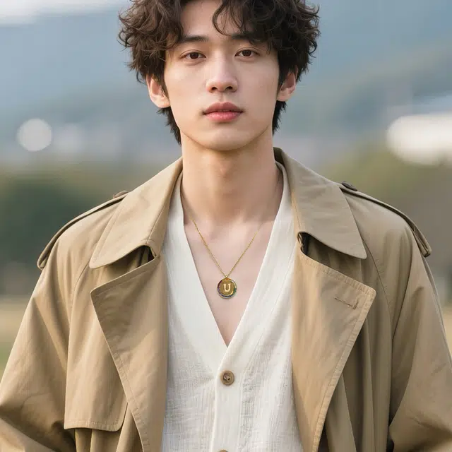 apm Monaco Rainbow Letter Necklace