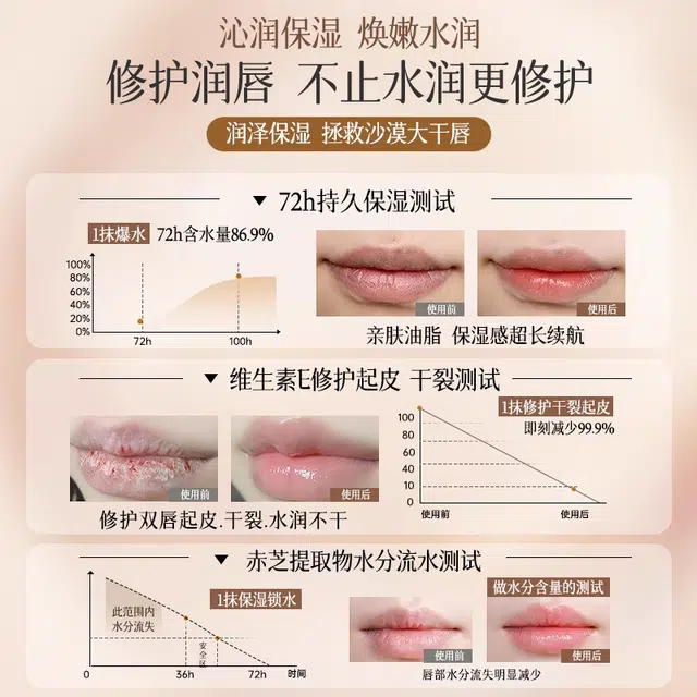 臻芝 补水润唇膏 保湿滋润去死皮防干裂淡化唇纹