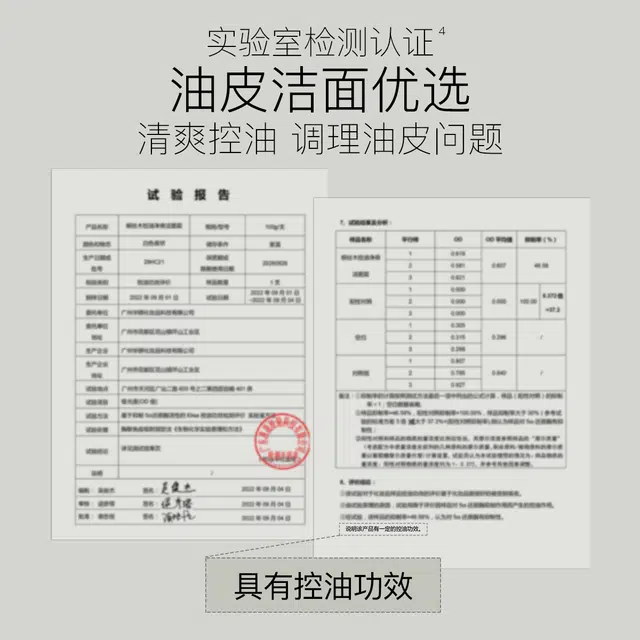 柳丝木 控油净爽洁面霜 清洁