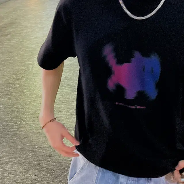 Black cat Pixel T