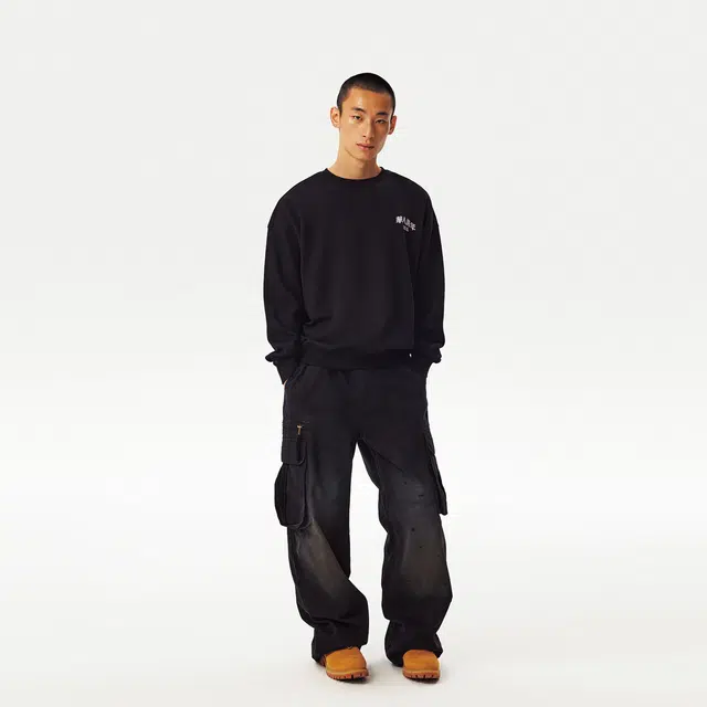 华人青年 金玉良缘七夕限定数码印花圆领卫衣 男女同款