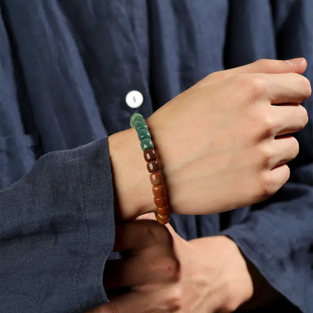 本木 新中式小众简约绕指柔民族风高级感#好运 菩提根 手串 男女同款情侣款