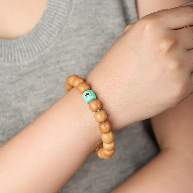 本木 精品老型珠 财运亨通 时来运转国朝新中式设计款精工归圆 小众简约高级感#好运 猴头核桃 手串 男女同款情侣款