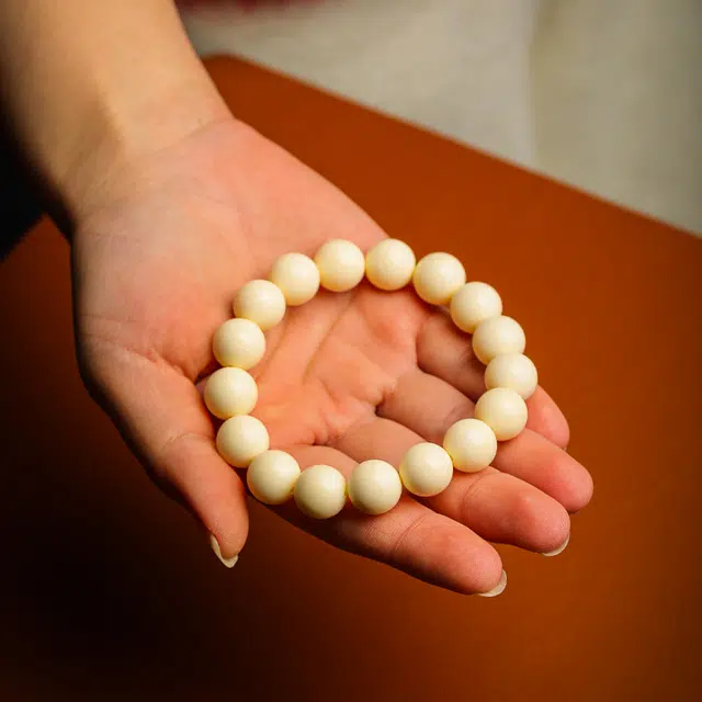 本木 国风新中式 盘玩收藏高级 象牙果 菩提类手串 男女同款情侣款