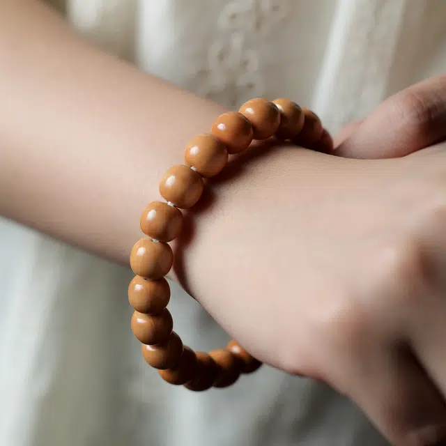 本木 【原皮 原色 原籽】老型珠新中式国朝 时来运转财源滚滚 小众潮流高级感#好运 猴头核桃 手串 男女同款情侣款