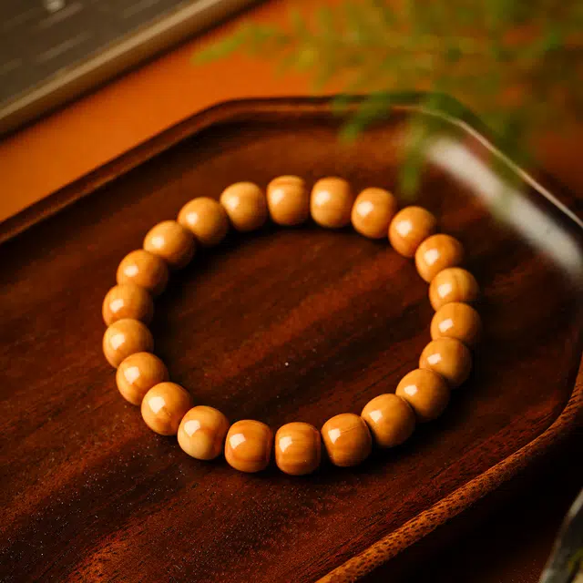 本木 国潮新中式 桶珠路路通 不怕水汗文玩盘玩 猴头核桃 手串 男女同款情侣款