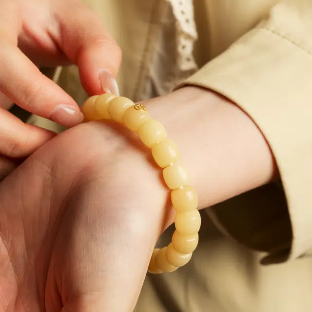 本木 悟·国风国潮精工归圆小众高级文玩盘玩绕指柔礼盒#好运 菩提根 手串 男女同款情侣款