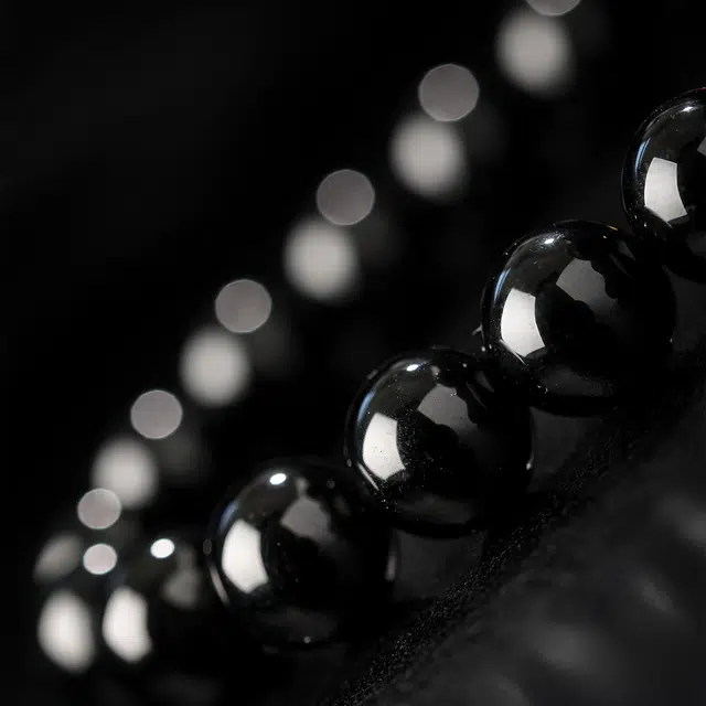 本木 国风国潮 招财貔貅#好运 黑曜石 手串 男女同款情侣款