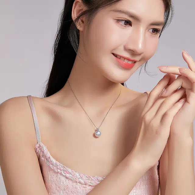 奢珠 澳白 小众设计 海水珍珠 吊坠 女款