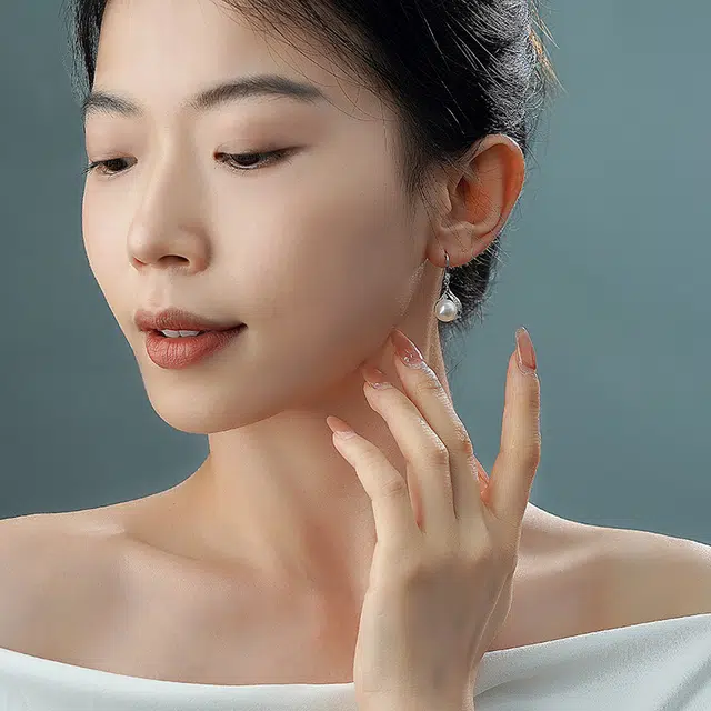 奢珠 大颗粒 高性价比 淡水珍珠 耳环 女款