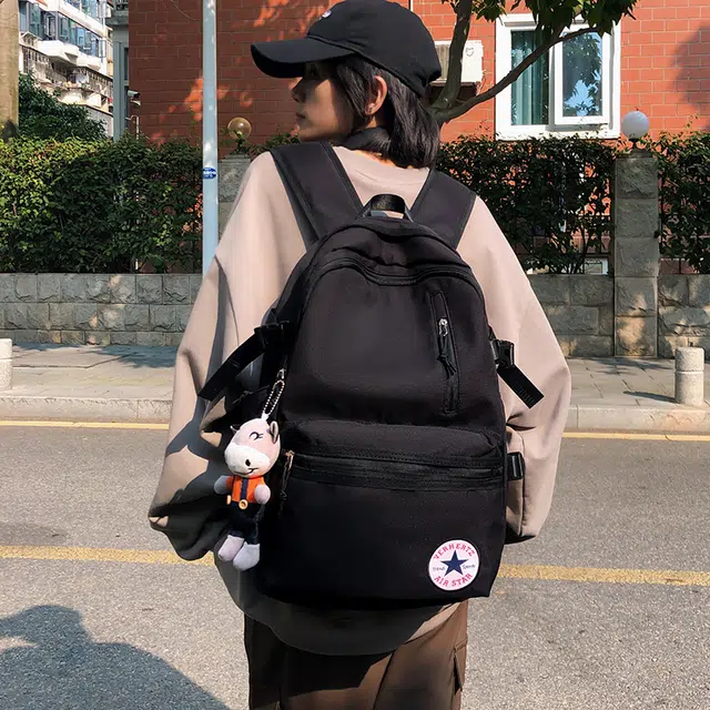 笛贝嘉 大容量时尚潮流百搭 尼龙 双肩包 常规 男女同款情侣款 多色