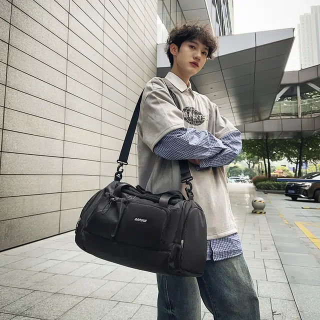 笛贝嘉 港风潮酷休闲 尼龙 手提包 常规 男女同款情侣款 多色