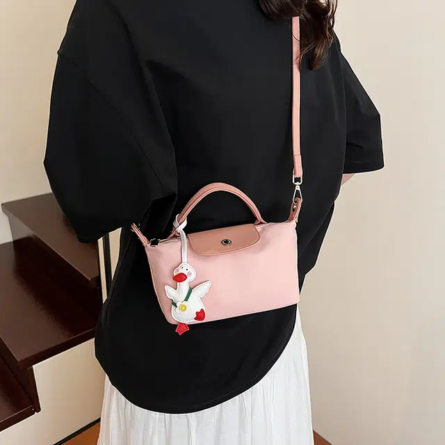 笛贝嘉 小清新手拎高级感多巴胺斜挎简约休闲百搭 布 手提包 女款 多色