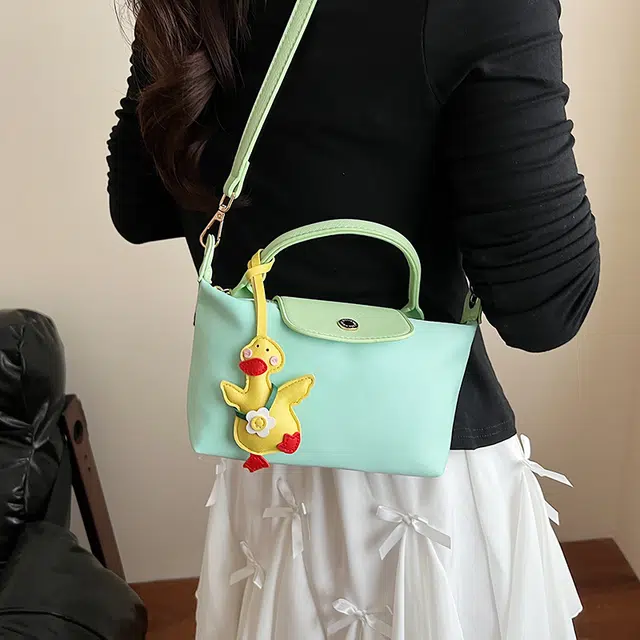 笛贝嘉 小清新手拎高级感多巴胺斜挎简约休闲百搭 布 手提包 女款 多色