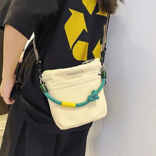 笛贝嘉 旅行轻便运动冲浪绳百搭 尼龙 单肩斜挎手提包 常规 男女同款情侣款 多色