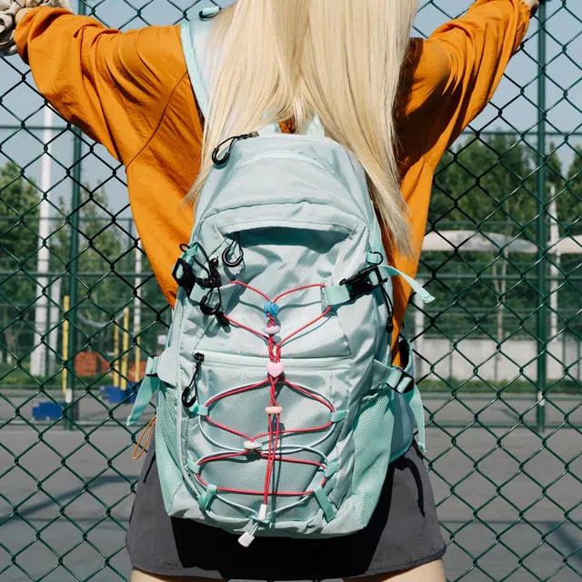 笛贝嘉 韩版清新大容量户外旅行时尚 尼龙 双肩包 常规 男女同款情侣款 多色