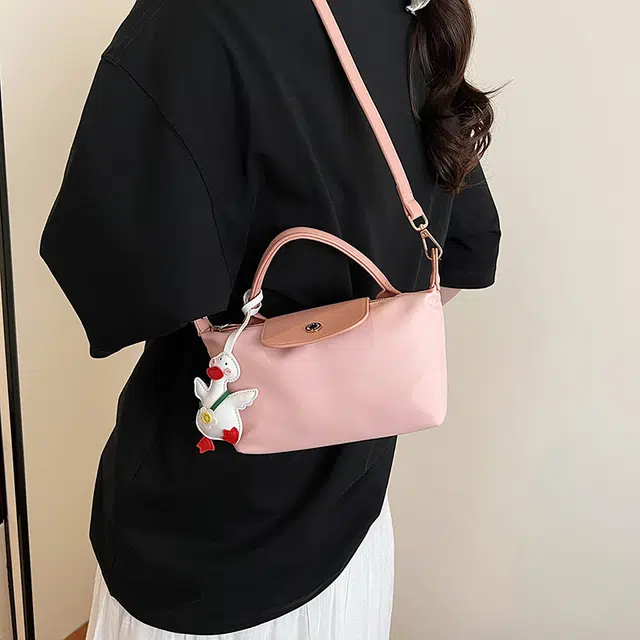 笛贝嘉 小清新手拎高级感多巴胺斜挎简约休闲百搭 布 手提包 女款 多色