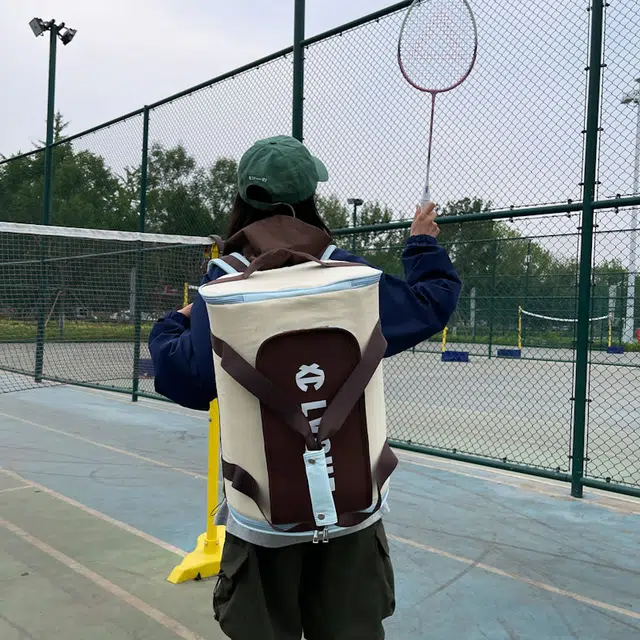 笛贝嘉 潮酷学生撞色通勤 牛津布 背包双肩包 男女同款情侣款 多色