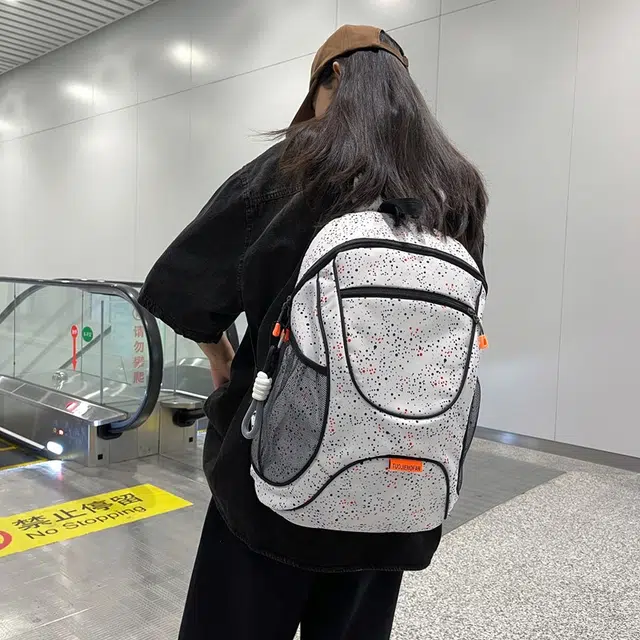 笛贝嘉 韩版潮牌旅行轻便 牛津布 双肩包 男女同款情侣款 多色