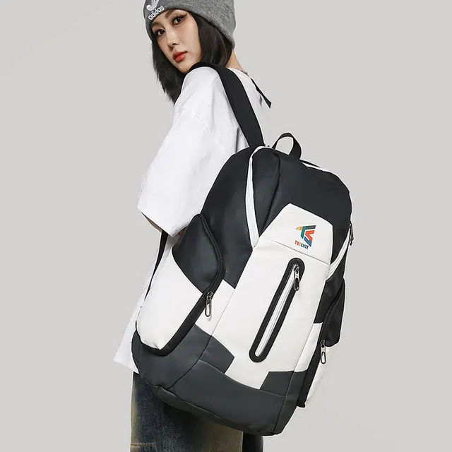 笛贝嘉 潮酷大容量休闲旅行背包上课书包 皮膜 双肩包 常规 男女同款情侣款 多色