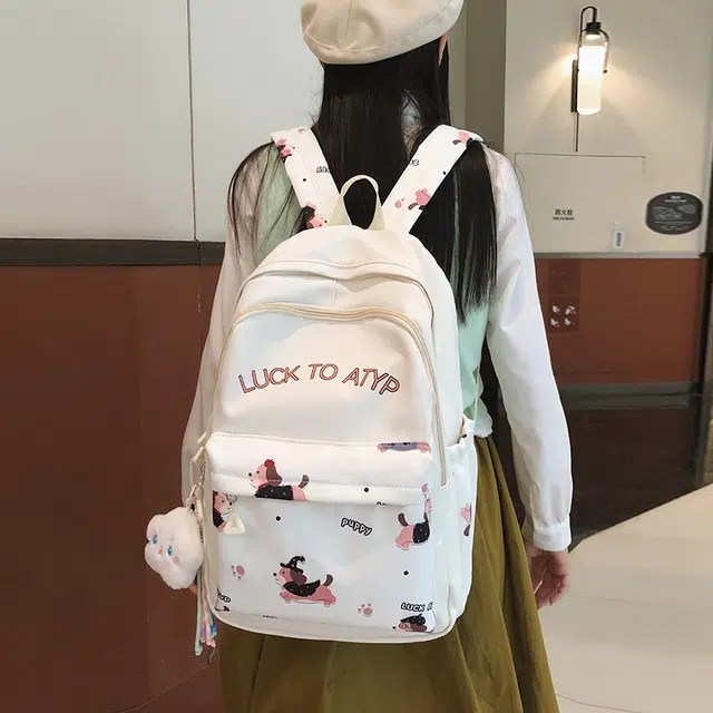 笛贝嘉 韩系可爱卡通百搭轻便 尼龙 双肩包 女款 多色