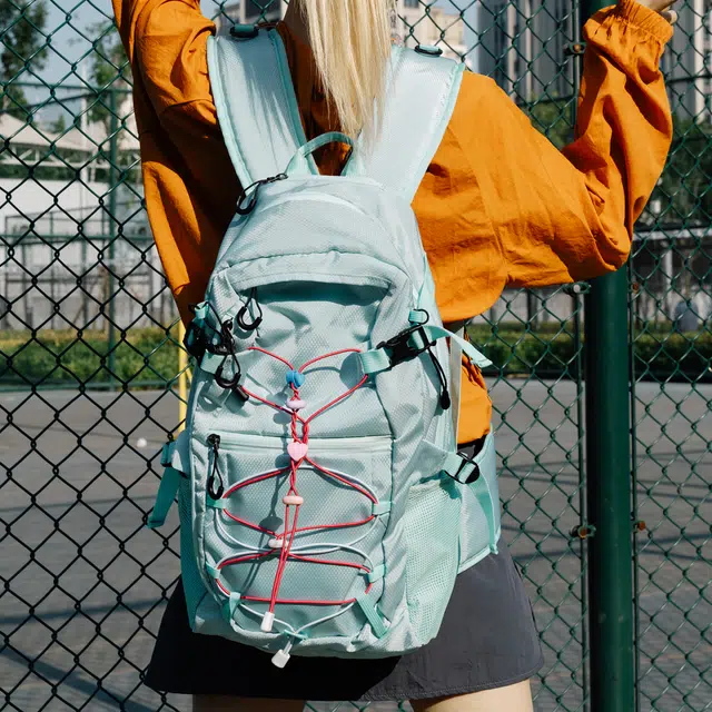 笛贝嘉 韩版清新大容量户外旅行时尚 尼龙 双肩包 常规 男女同款情侣款 多色