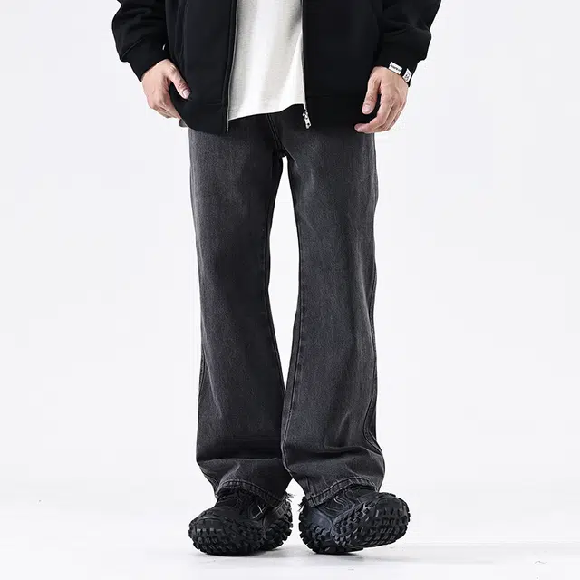 ROUTE 66 Vintage Straight Jeans Black