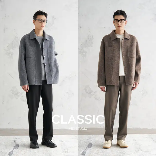 A.B.X Wool Double-Faced Jacket