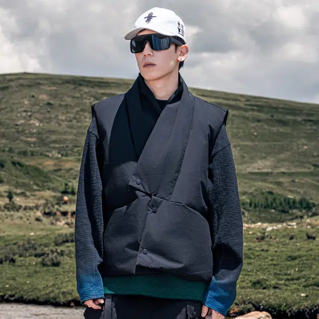 三防秋冬情侣白鸭绒保暖坎肩马夹外套  羽绒马甲