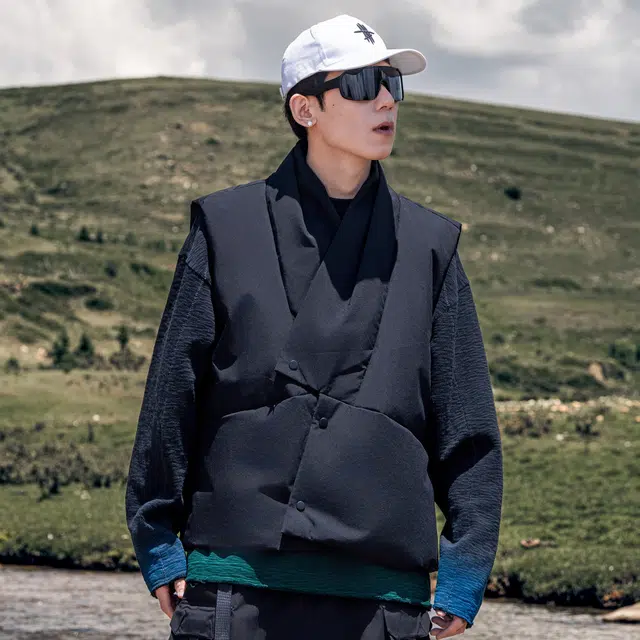 三防秋冬情侣白鸭绒保暖坎肩马夹外套  羽绒马甲