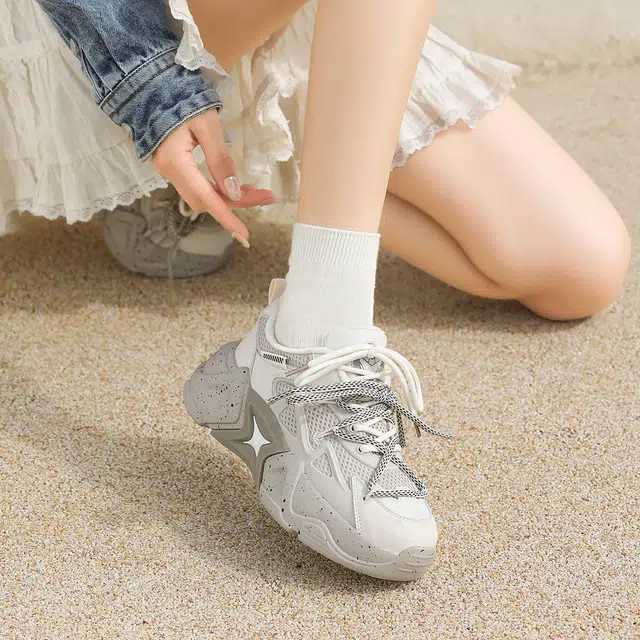 ZHR Ink Splash Platform Sneakers