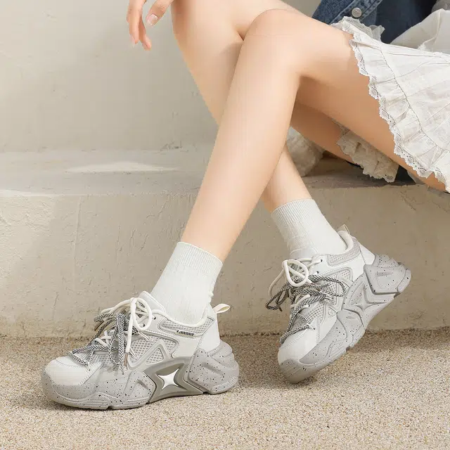 ZHR Ink Splash Platform Sneakers