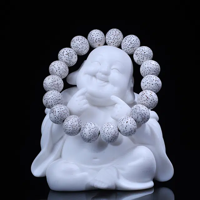 今夕 正月顺白 精品高抛 星月菩提 菩提类手串 男女同款情侣款