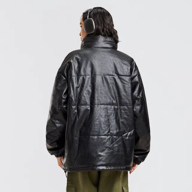 蜡笔小新 卡通小新印花保暖纯色下摆可调节加厚休闲宽松面包棉服外套 男女同款