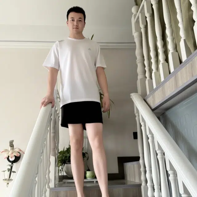 匹克 运动系列 反光透气速干凉感短袖跑步健身短裤休闲运动套装 男女同款