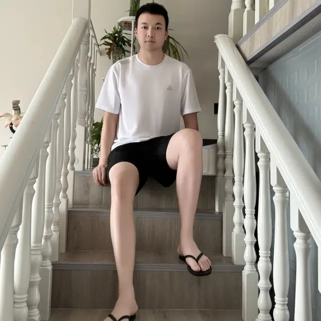 匹克 运动系列 反光透气速干凉感短袖跑步健身短裤休闲运动套装 男女同款