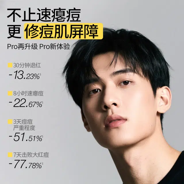 羽素 男士补水护肤套组礼袋款 大灯泡水乳无酸抗痘精华  油痘肌祛痘修护清洁洁面水乳套装 修护祛痘补水保湿