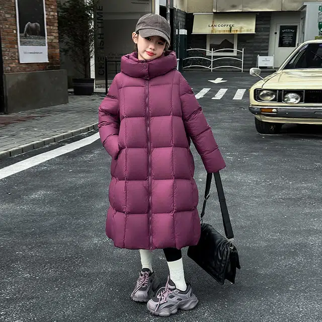 木木屋羽绒服 连帽舒适简约长袖 青少年