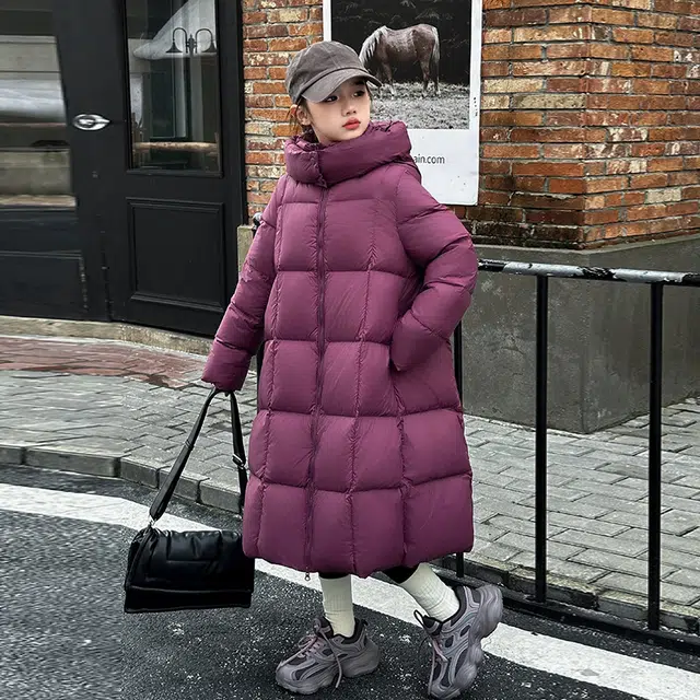 木木屋羽绒服 连帽舒适简约长袖 青少年