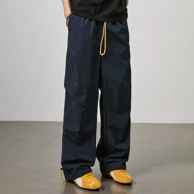 隐狼世家 薄款工装裤男士夏季潮流速干凉感宽松户外运动伞兵裤休闲裤 男款