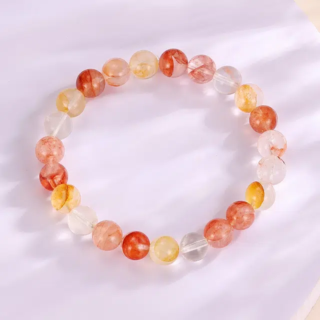 老庙 多宝多福多财 糖果色彩晶手饰水逆退散精准桃花显白精致小众设计高级感#好运天然 多色水晶 手串 女款