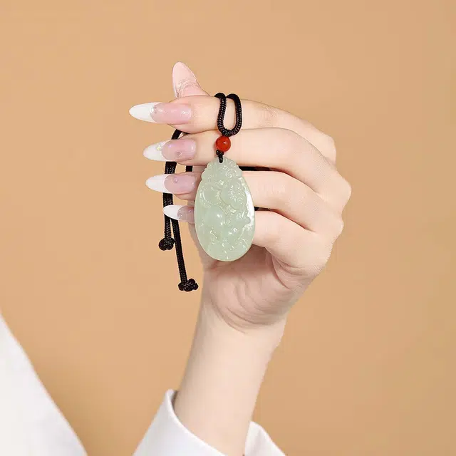老庙 精雕十二生肖旺财狗精致生肖狗 和田玉 项链 女款