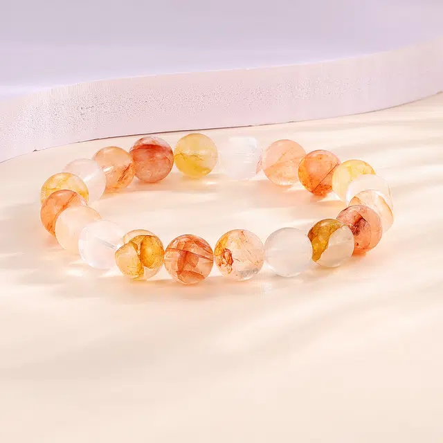老庙 多宝多福多财 糖果色彩晶手饰水逆退散精准桃花显白精致小众设计高级感#好运天然 多色水晶 手串 女款