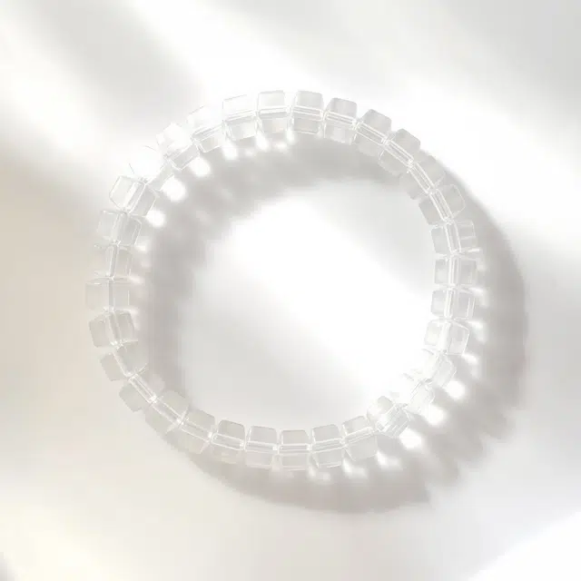 老庙 清透 净化负能量上岸水逆退散 轻奢小众高级感日常通勤百搭#好运天然 白水晶 手串 女款