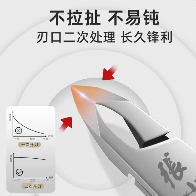 张小泉 美甲工具死皮剪 专用修剪手指甲