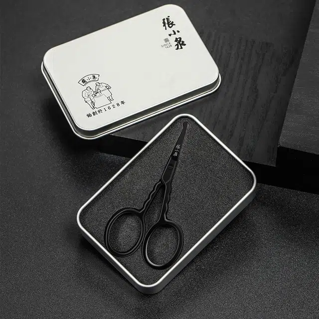 张小泉 鼻毛修剪 小剪刀剪鼻毛器 手动鼻毛剪修眉工具眉剪眉毛剪去修胡子 单个装